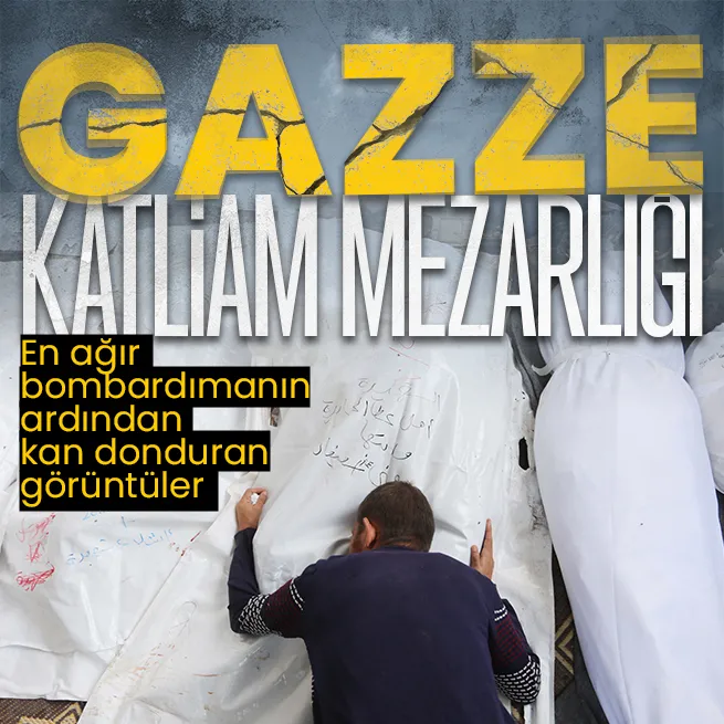 GAZZE MEZARLIĞA DÖNÜYOR | Katil İsrailin saldırılarının 22. gününde kan donduran görüntüler! Resmen soykırım