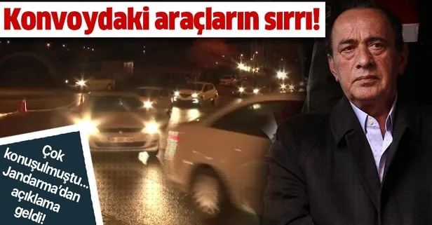 Jandarma’dan son dakika Alaaddin Çakıcı açıklaması! Konvoydaki araçlar Alaaddin Çakıcı için miydi?