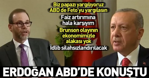 Son dakika: Başkan Erdoğan Reuters’e konuştu