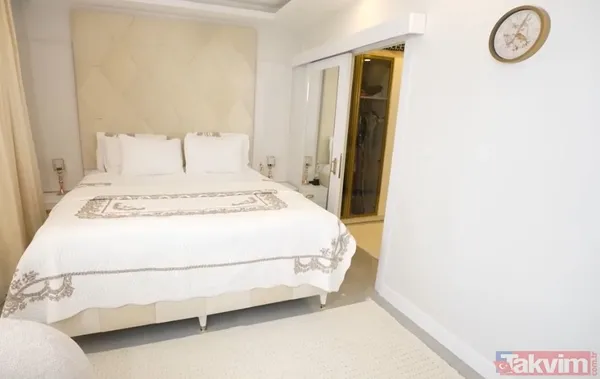 Ünlü İsmin Yatak Odasının Hemen Bitişiğinde İse Giyinme Odası Yer Alıyor.