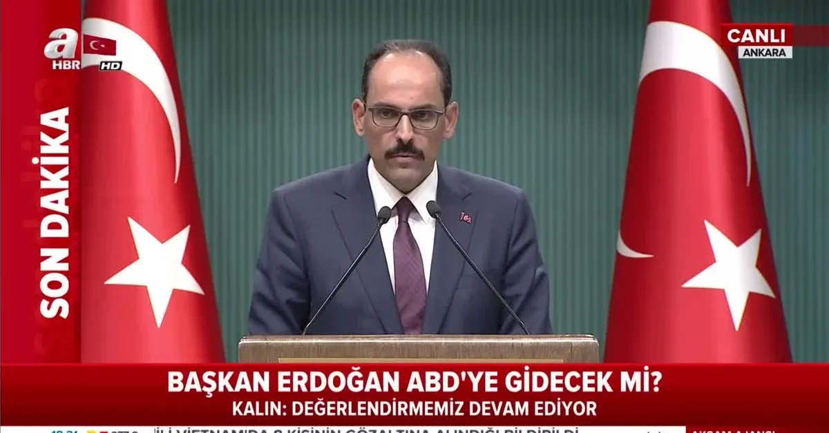 Başkan Erdoğan ABD’ye gidecek mi? Kritik kabine sonrası İbrahim Kalın açıkladı