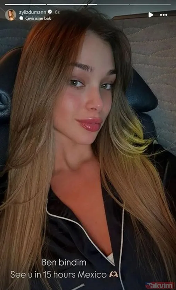 Miss Universe Türkiye birincisi Ayliz Duman Meksika'ya gitti: “Ben geliyorum” - 5