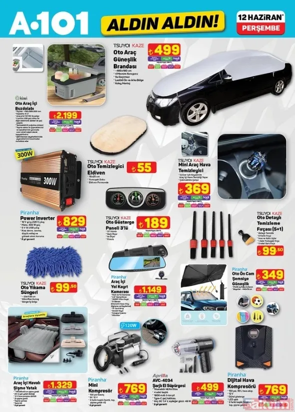 A101’de yaz indirimleri! 12 Haziran aktüel listesinde yok yok: Serinlemek isteyen baksın - 12