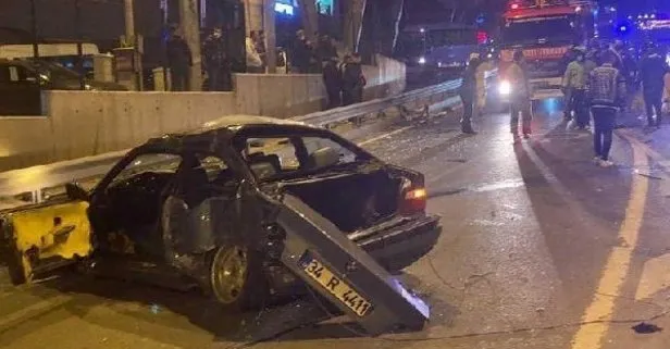 SON DAKİKA: Gece yarısı D100 Karayolu’nda feci kaza: Otomobilden fırlayan 1’i kadın 2 kişi yaralı