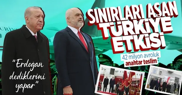Başkan Erdoğan’dan Arnavutluk’ta depremzedeler için inşa edilen konutların teslim töreninde önemli açıklamalar