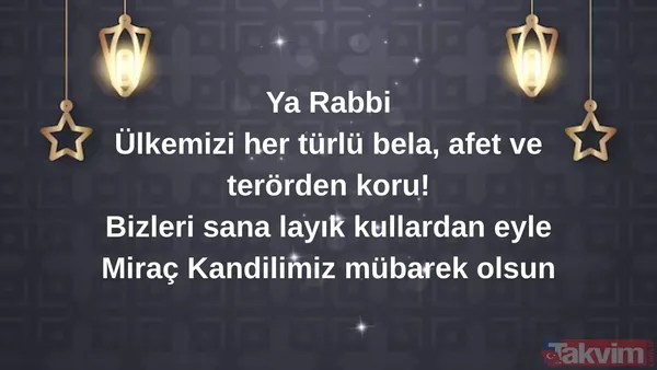 Miraç Kandili’nin bereketini yansıtan mesajlar | 15 Ocak 2026 Kandil gecesi için hadisli ve dualı sözler - 19