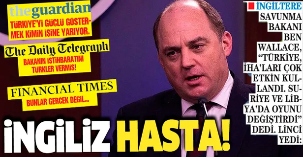 İngiltere Savunma Bakanı Ben Wallace Türk İHA'larını övdü, linci yedi!