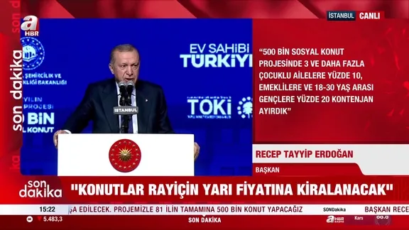 500 bin sosyal konut projesinde fiyatlar ve taksitler belli oldu: Aylık 6.750 TL’den başlıyor