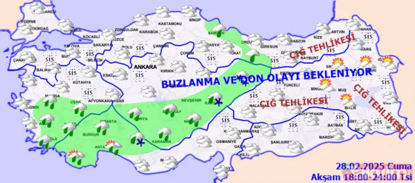 28 Şubat hava durumu: Meteoroloji'den hava raporu geldi! Listedeki illere sağanak uyarısı - 3
