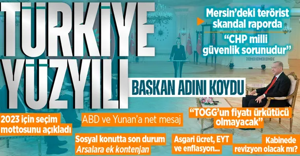 Son dakika: Başkan Recep Tayyip Erdoğan'dan gündeme dair önemli açıklamalar: "Bu yüzyıl Türkiye yüzyılı olacak"