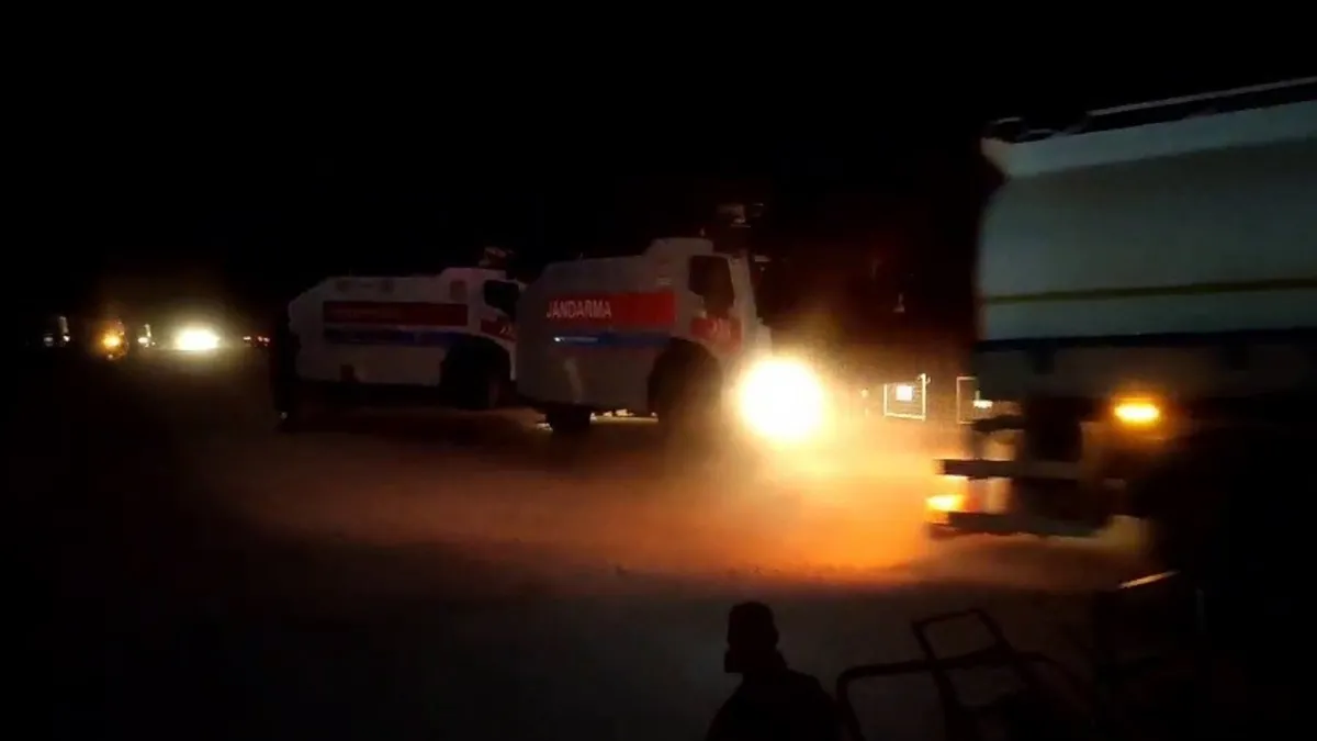 Suriye'deki yangına Türkiye'den yardım