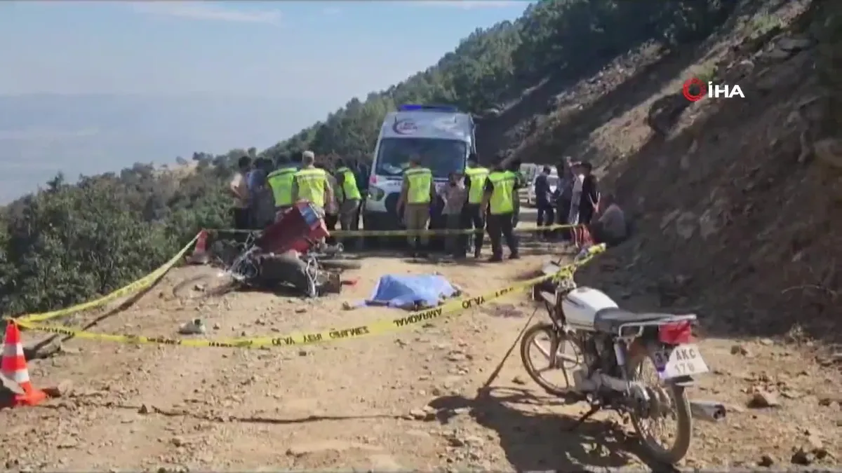 Hatay Hassa’da feci motosiklet kazası: 1 ölü!