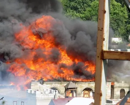 Beykoz’da fabrika yangını