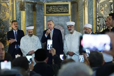 Başkan Erdoğan 5. yıl dönümünde paylaştı: "Ayasofya'nın dirilişini görmeyi bizlere nasip eden Rabb’ime sonsuz şükürler olsun"