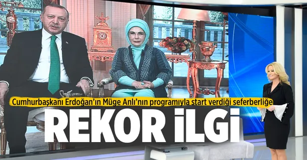 Erdoğan'ın başlattığı seferberliğe rekor ilgi