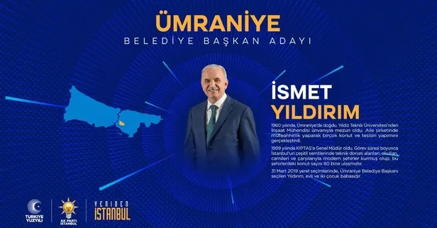İsmet Yıldırım kimdir, kaç yaşında, nereli? İstanbul Ümraniye Belediyesi AK Parti, MHP, CHP ve İYİ Parti başkan adayları kim oldu?