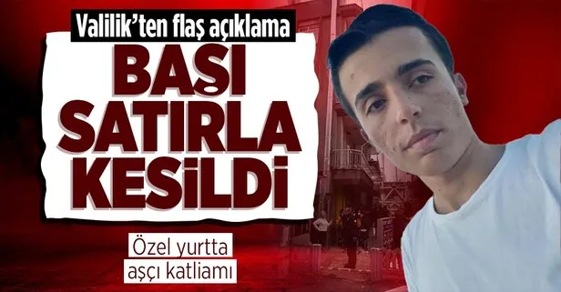 SON DAKİKA: Aşçı üniversite öğrencisinin başını satırla kesti! Antalya Valiliği’nden açıklama: Şüpheli bipolar 29 Temmuz’dan bu yana kontrollerine gitmiyor