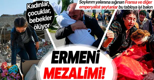 Ermenistan'ın alçak saldırıları sonucu Azerbaycan'da 61 sivil yaşamını yitirdi, 282 sivil yaralandı