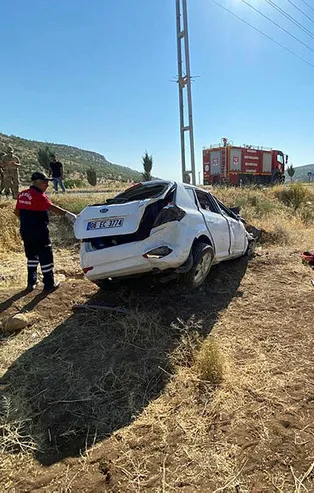 Mardin'de bayramın ilk günü acı kaza: 1 ölü, 2 yaralı