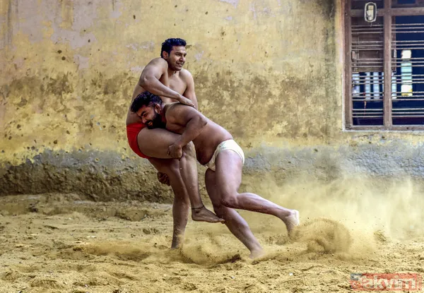 Hindistan'da güreşçiler böyle yetişiyor - 4