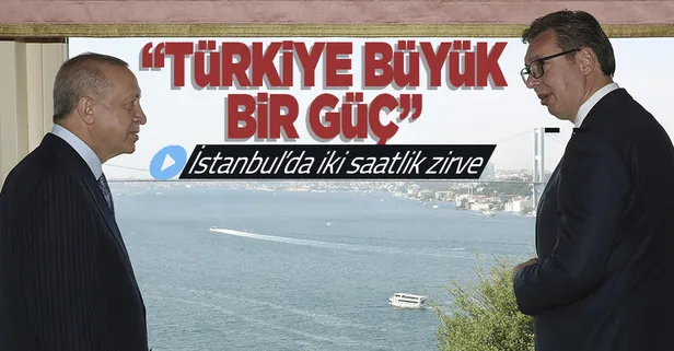 Son dakika: Başkan Erdoğan Sırbistan Cumhurbaşkanı Aleksandar Vucic ile görüştü
