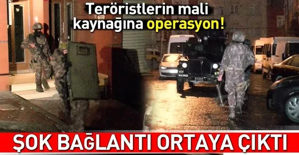 Teröre mali destekten 418 kişiye gözaltı! Şüpheliler PKK, FETÖ, DHKP-C ile irtibatlı