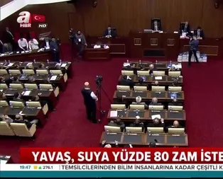 CHPli Mansur Yavaşın fahiş zam teklifi AK Parti ve MHPnin oylarıyla reddedildi!