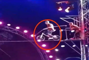 Şov yaparken canından oldu! Rus cambazın acı sonu kamerada