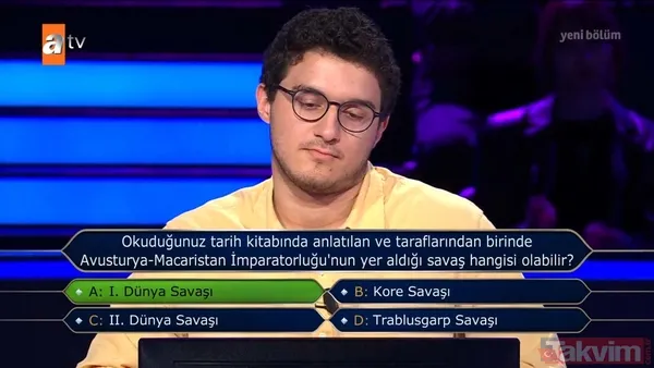 Kenan İmirzalıoğlu sordu, Kim Milyoner Olmak İster'de Yeşilçam rüzgarı esti! Neşeli Günler, Münir Özkul ve Adile Naşit... - 21