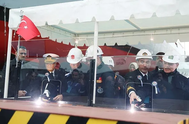 Başkan Erdoğan'dan Pakistan MİLGEM Projesi kapsamında inşa edilen geminin denize iniş töreninde önemli açıklamalar-9