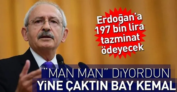 Kılıçdaroğlu Erdoğan’a tazminat ödeyecek