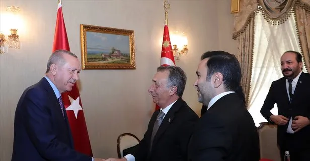 Başkan Erdoğan İstanbul’da Ahmet Nur Çebi ve yönetim kurulu üyelerini kabul etti