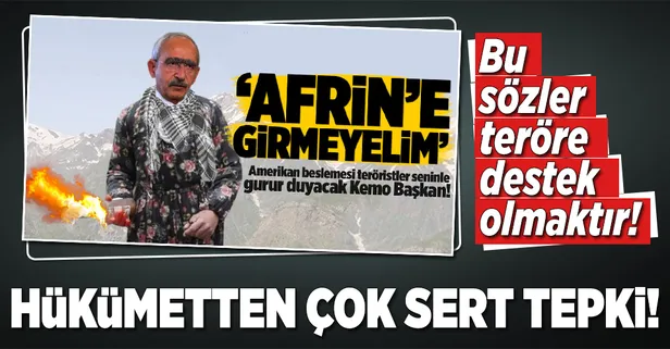 Hükümetten Kılıçdaroğlu'nun sözlerine sert tepki