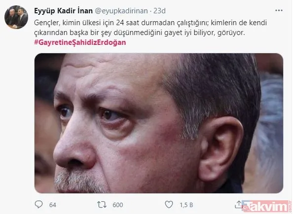 Büyük ve güçlü Türkiye yolunda ömrünü milletine adayan lider: #GayretineŞahidizErdoğan - 14