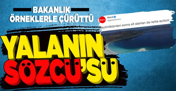 Çevre Şehircilik ve İklim Değişikliği Bakanlığı 'zeytinliklerden sonra sit alanları da ranta açılıyor' iddialarını yalanladı