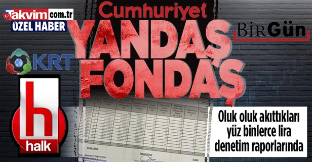 SON DAKİKA: CHP'li Kartal Belediyesi'nin Halk TV Cumhuriyet Birgün KRT ve YÖN Radyo'ya yüz binlerce lira aktararak fonladığı ifşa oldu