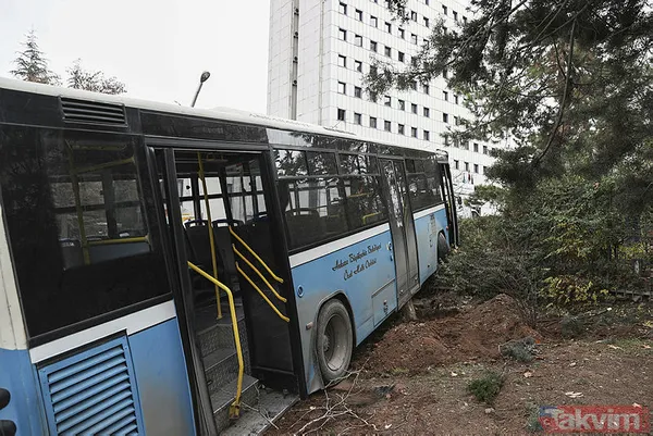 Ankara'da halk otobüsü şoförünün dikkati muhtemel faciayı önledi: Çok şükür kimsenin burnu kanamadan kurtardık - 1