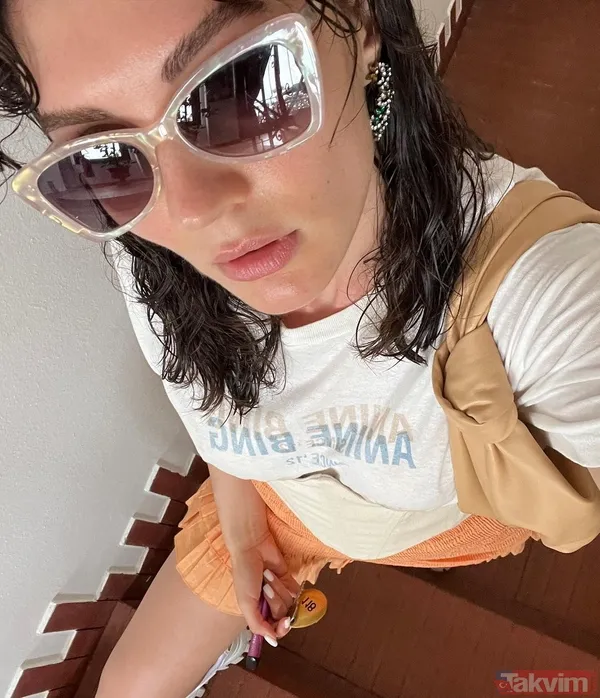 Burcu Özberk'in sonu da Hadise gibi oldu yandı kavruldu! Dekoltesiyle verdiği ayna pozunda ortaya çıktı Burcu'nun bu hali olay - 5