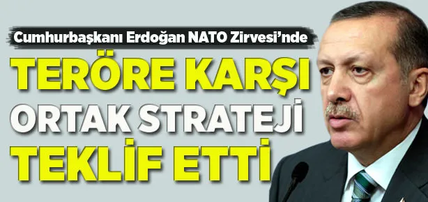 Teröre karşı ortak strateji teklifi