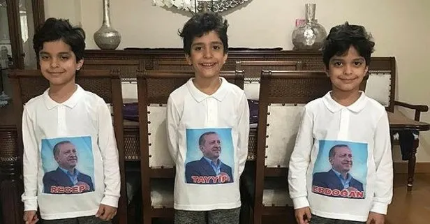 Recep, Tayyip ve Erdoğan isimli üçüzlerden Başkan Erdoğan’a mesaj
