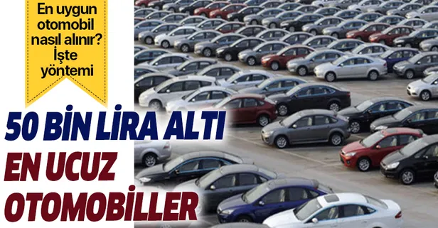 Ucuza otomobil nasıl alınır? İşte ucuza araç alma yöntemleri Sahibinden 30 - 50 bin altı en ucuz ikinci el otomobiller!