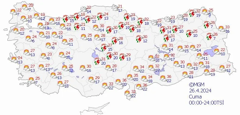 Meteoroloji ve Bakanlık saat vererek uyardı! Sıcaklıklar mevsim normallerinin 15 derece üstüne çıkacak! Toz yağacak | HAVA DURUMU-13
