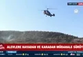 İzmir Aliağa'da orman yangını!