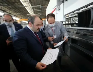 Bakan Varank o fabrikayı ziyaret etti