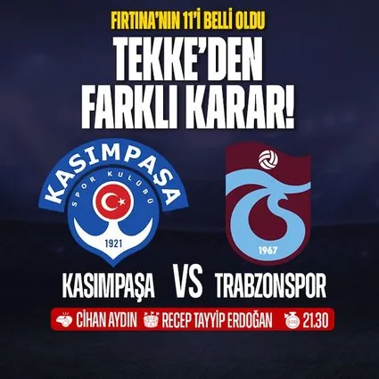 Trabzonspor'un 11'i belli oldu!