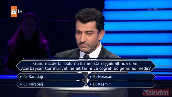 Kim Milyoner Olmak İster'de Kenan İmirzalıoğlu'ndan gardaş Azerbaycan'a selam: "Kardeşlerimize selam ve sevgilerimizle" - 1