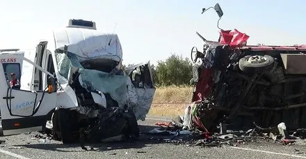 Gaziantep'te trafik kazası: 8 ölü, 18 yaralı