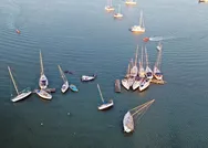 İzmir Seferihisarda meydana gelen depremin yarattığı yıkım sabah havadan görüntülendi