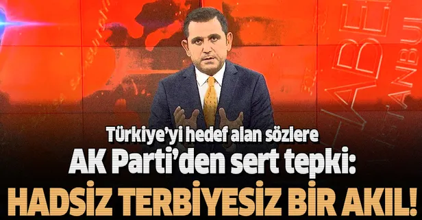 Son dakika: AK Parti'den, Fatih Portakal'ın "emperyalizm" açıklaması skandalına sert tepki