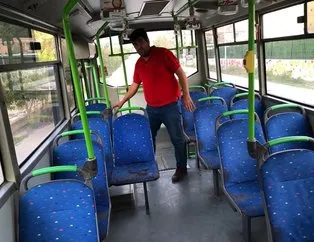 Hatay’da pes dedirten olay! Halk otobüsünün koltuklarını çaldılar